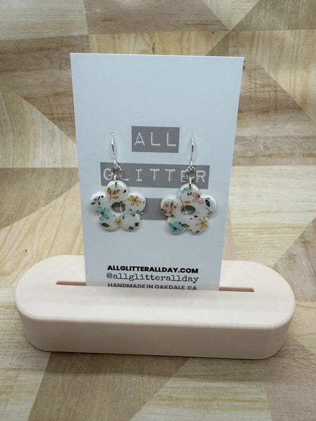 Coquette floral dangle earring 21