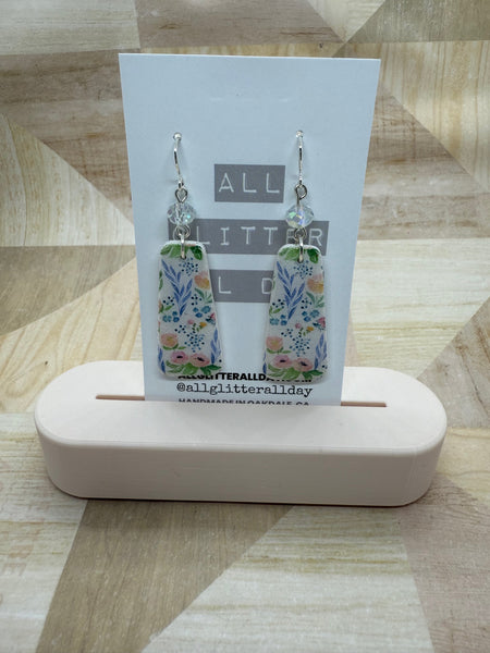 Coquette floral dangle earring 28