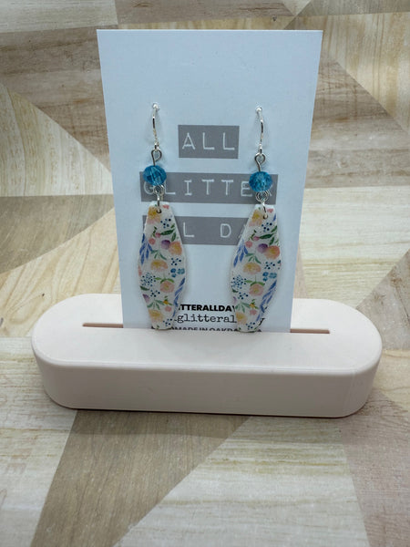 Coquette floral dangle earring 29