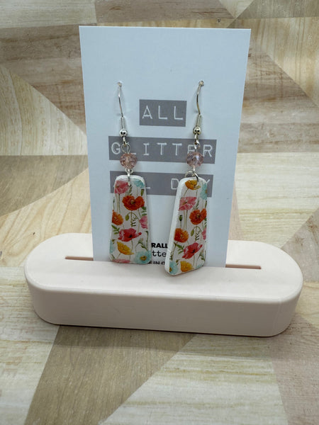 Coquette floral dangle earring 30