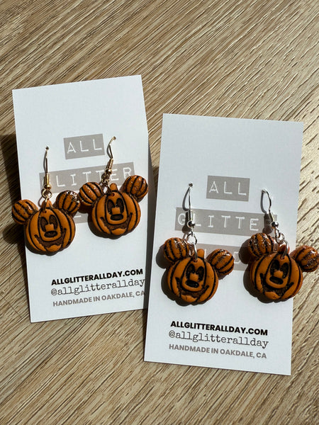 Magical mouse pumpkim dangle