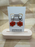 Darling Daisy flower earring-Huggy hoop
